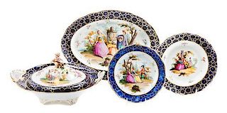 * A Meissen Porcelain Dinner Service Width of first 16 inches.