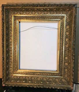 Ornate Lovely Antique Gold Leaf Frame for Artwork or Mirror