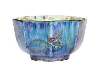 A Wedgwood Fairyland Lustre Bowl Width 3 3/8 inches.