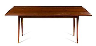 An American Pine Drop Leaf Table Height 29 1/4 x width 72 x depth 21 1/4 inches (closed).