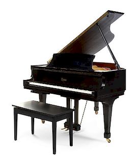 A Boston Piano Co. Grand Player Piano Length 64 inches.
