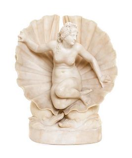An Italian Marble Sculpture Height 21 inches.