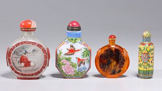 Four Various Chinese Snuff Bottles