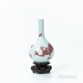 Peachbloom Dragon Vase