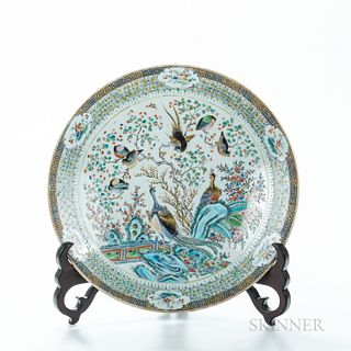 Polychrome-enameled Charger
