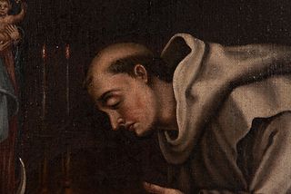 Saint Francis in Prayer, 17th century Flemish school