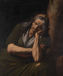 Portrait of an Old Woman, Bolognese school of the 17th century