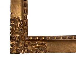 Large Spanish Baroque frame in gold leaf, XVII - XVIII centuries