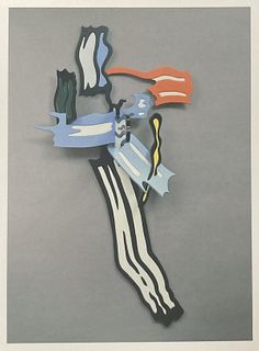 Roy Lichtenstein - Brushstroke Sculptures IV