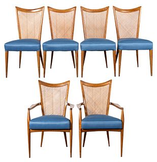 Erno Fabry Mid-Century Modern Dining Chairs, 6