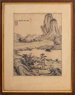 Chinese Qing Dynasty Painting on Silk