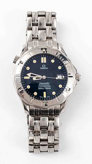 Omega "Seamaster" Stainless Steel Watch