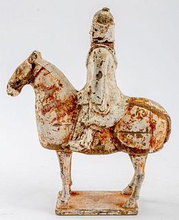 Chinese Nothern Zhou Equestrian Rider Statue