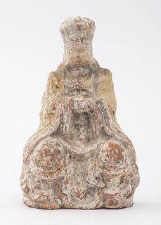 Chinese Painted Pottery Tomb Figure