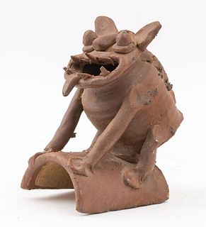 Chinese Terracotta Roof Tile Figure