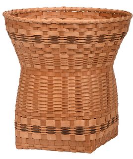 Agnes Welch Woven Cherokee Basket
