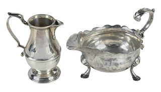 Two Pieces George II English Silver