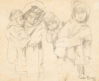 Charles Bragg, Untitled (Four Children)