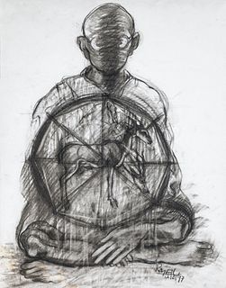 Unknown, Untitled (Portrait of Ghandi), 1997