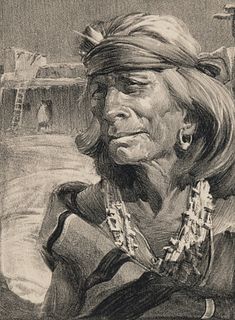 After Gerald Cassidy, Zuni Indian, ca. 1930