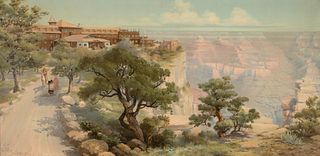 Louis Akin, El Tovar, Grand Canyon, 1906