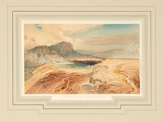 Thomas Moran, Great Blue Spring, Lower Geyser Basin, ca. 1880