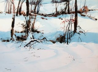 Michael Schofield, Untitled (Winter Landscape), 1973