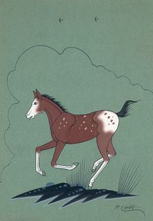 Robert Chee [Hashke-Yil-Cale], Untitled (Young Colt)