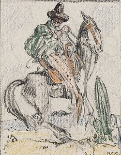 Unknown, Untitled (Caballero on Horse)