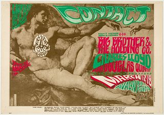 Rick Griffin, Contact, Big Brother & the Holding Company Poster, 1967