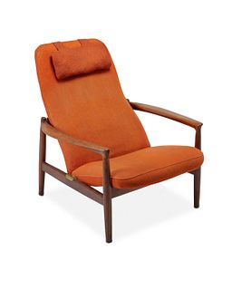 A Folke Ohlsson-style modern lounge chair, for Dux