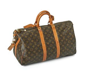 A Louis Vuitton Monogram Keepall 45 Weekender Bag