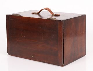 An Antique Watchmaker's Chest with Tools