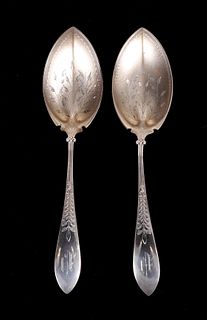 Two Gorham Sterling Silver Serving Spoons