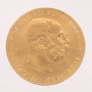 100 Austrian Corona Gold Coin 1915 #5