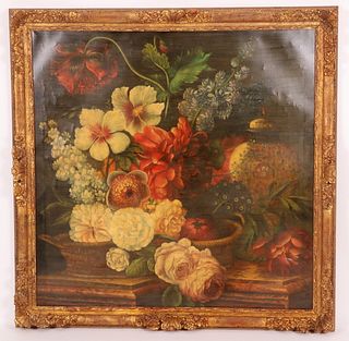 A Large Decorative Still Life Painting