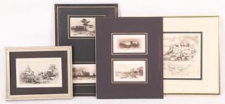 A Group of European Etchings