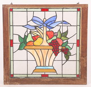A Stained Glass Window Circa 1900