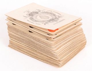 A 19th C. English Playing Card Deck, Hunt & Sons