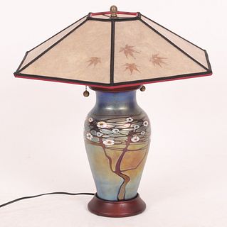 A William Morris Studio Art Glass Lamp