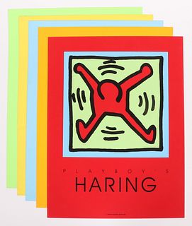 After Keith Haring (American, 1958â€“1990), Playboy's