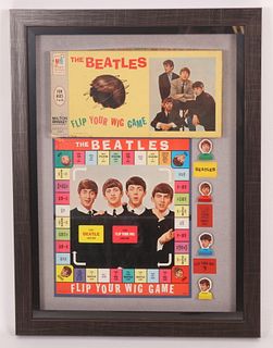 The Beatles Flip Your Wig Game Shadow Box