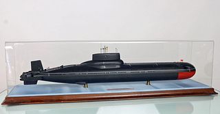 Large Soviet Typhoon Ballistic Missile Submarine Model