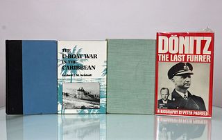 4 Vintage Submarine Hardcover Books Grouping 11