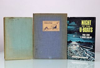 3 Vintage German Submarine Hardcover Book Lot