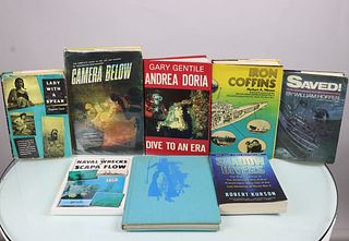 8 Vintage Submarine Books Grouping 25