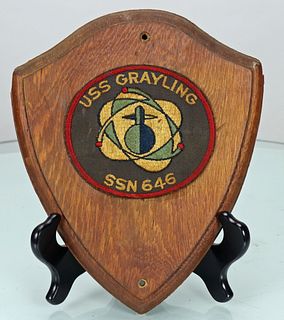 USS Grayling SSN 646 Submarine Patch Plaque