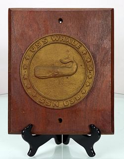 USS Whale SSN 638 Submarine Plaque