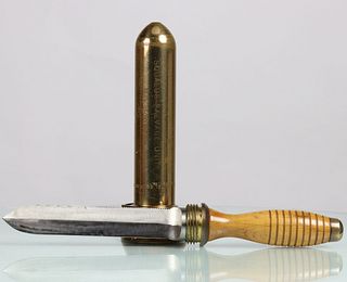 Historic USN Knife Presented To Squalus Salvage Diver 1939