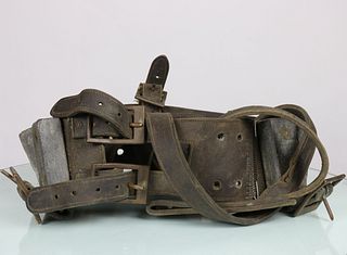 Leather Divers Weight Belt w/ Lead Weighs